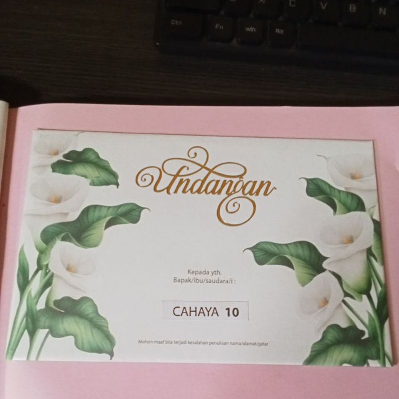 

Undangan Cahaya
