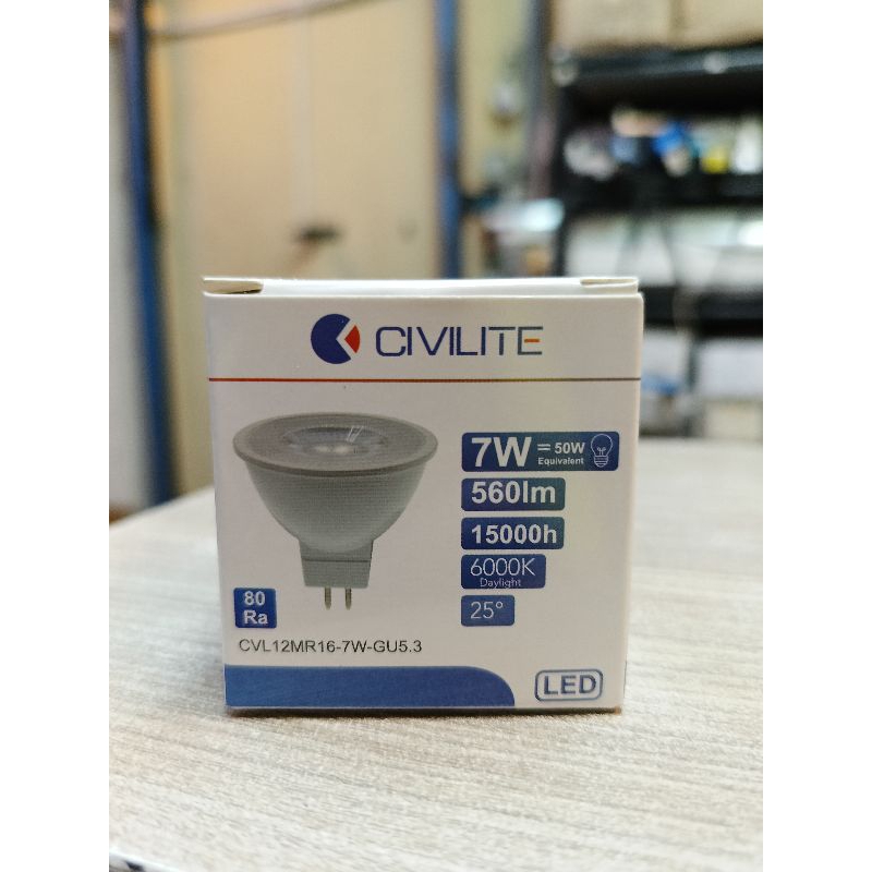 LED sorot MR16  merk CIVILITE