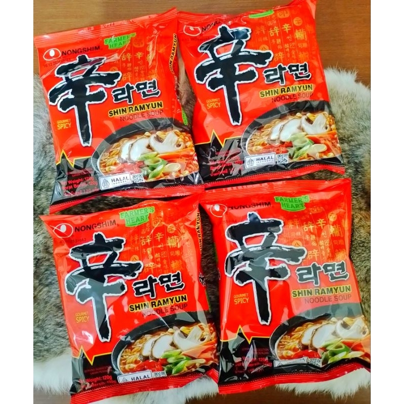 

NONGSHIM SHIN RAMYUN 120GRAM SPICY GOURMET MIE RAMEN NONGSHIM KOREAN NOODLE