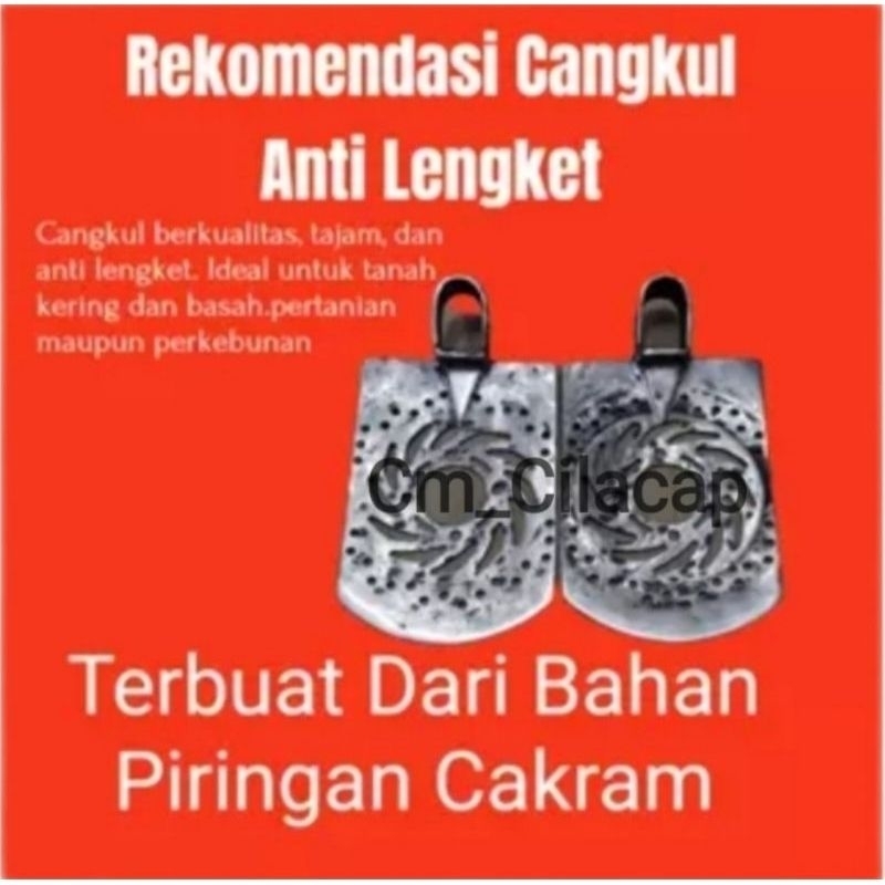 cangkul/pacul piringan cakram.anti lengket