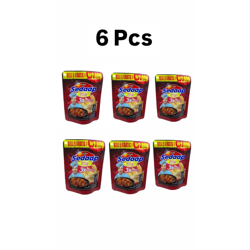 

Sedaap Kecap Manis 77g ( 6 PCS ) / Soy Sauce