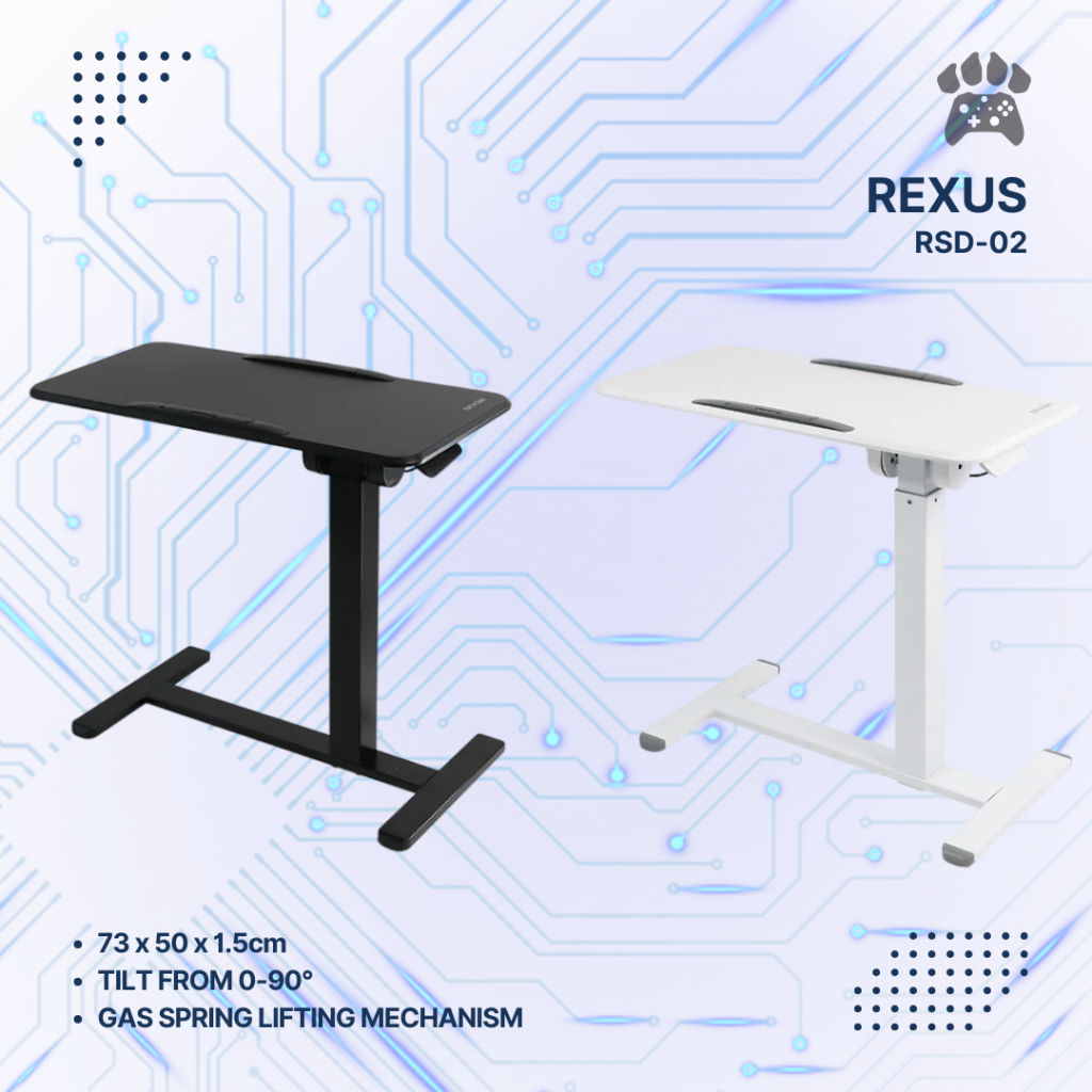 Rexus Mezza Plus RSD02/ RSD-02 Standing Desk Garansi Resmi