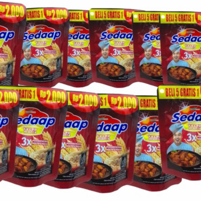 

Sedaap Kecap Manis 77g ( 12 PCS ) / Soy Sauce