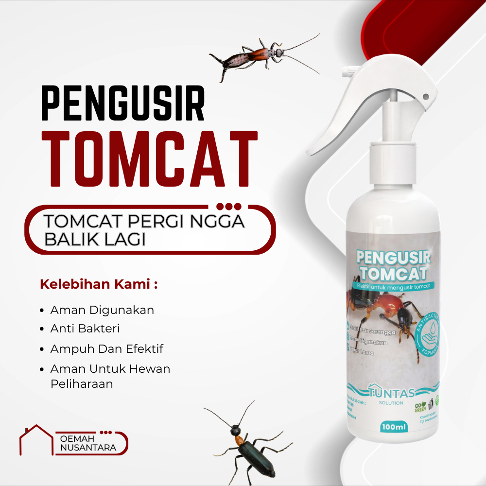 TUNTAS 250ML Pembasmi Tomcat Anti Hama Pengusir Serangga Tomcat Paling Ampuh Dalam Rumah