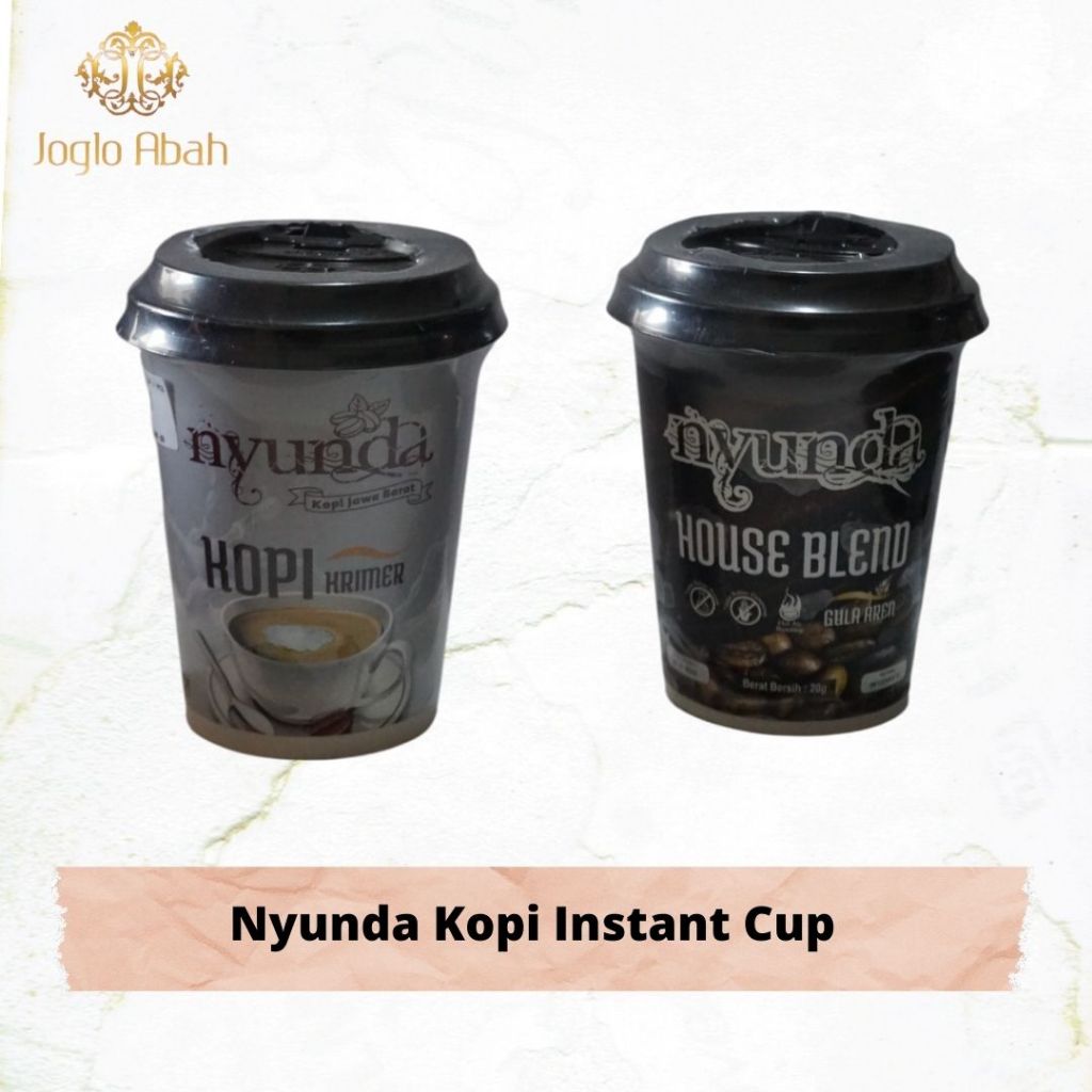 

Nyunda - Kopi Instant Cup - Varian Kopi Hitam House Blend