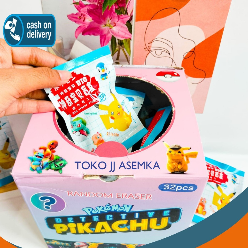 

PENGHAPUS MYSTERY BAG POKEMON V1 ERASER LUCU UNIK KARAKTER ALAT TULIS SEKOLAH TERMURAH COD
