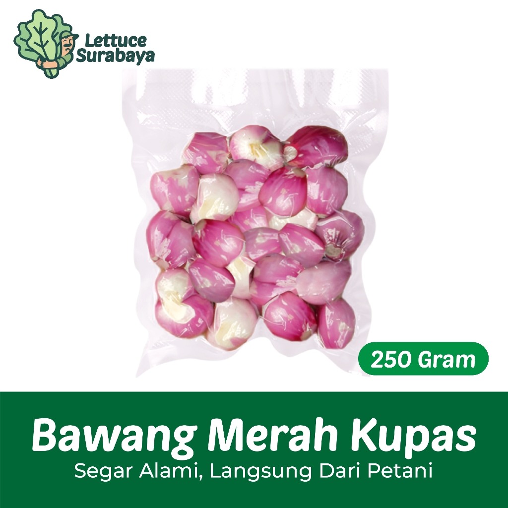 

Bawang Merah Kupas Fresh 250gr