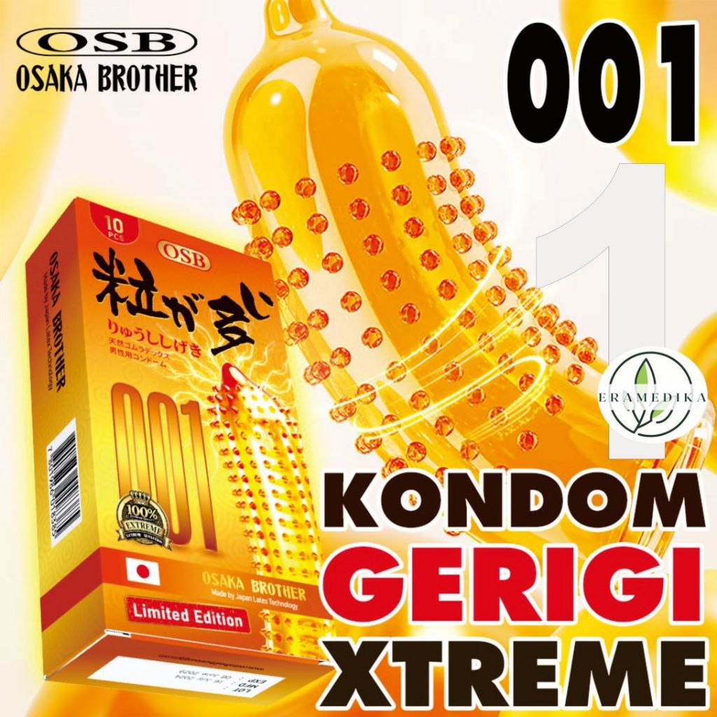 Kondom Dotted 001 Bergerigi Premium Berduri Kemenkes