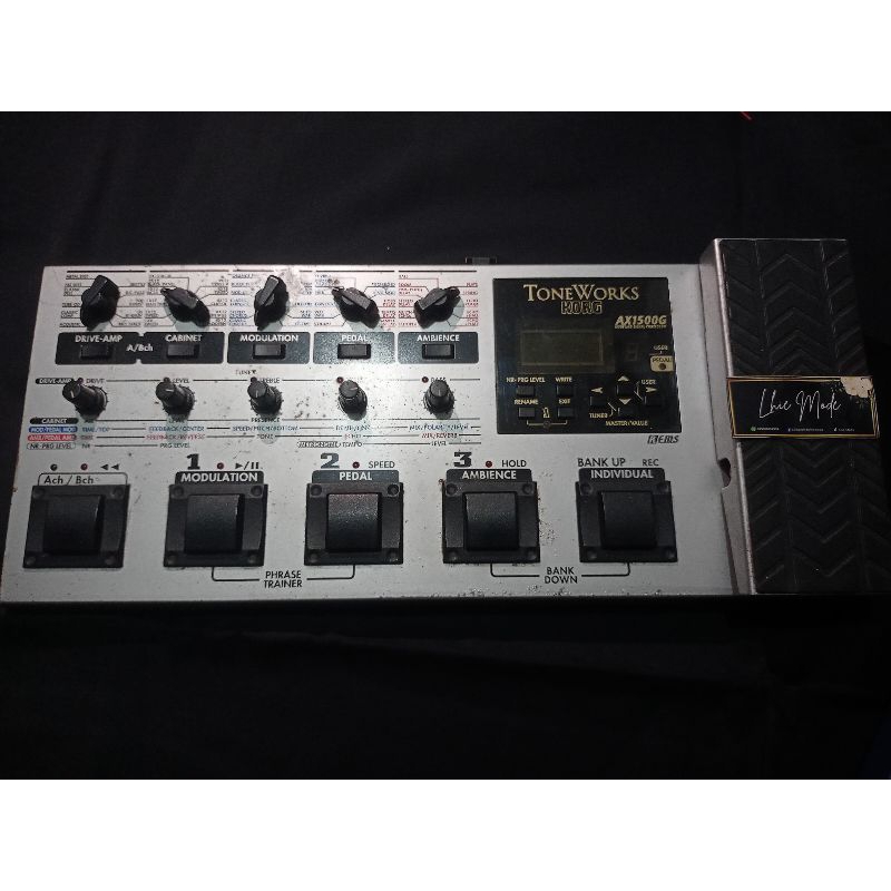 efek gitar korg ax1500g