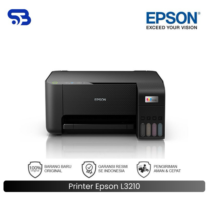 Epson Printer L3210 / Pengganti L3110 Multifungsi (Print Scan Copy) Printer Ecotank Printer Murah Pr