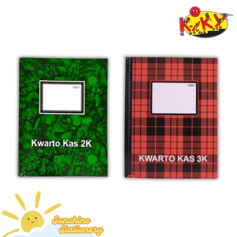 

KIKY Buku Kwarto Kas 2K/3K Hard Cover 100 Lembar 2 Kolom/3 Kolom
