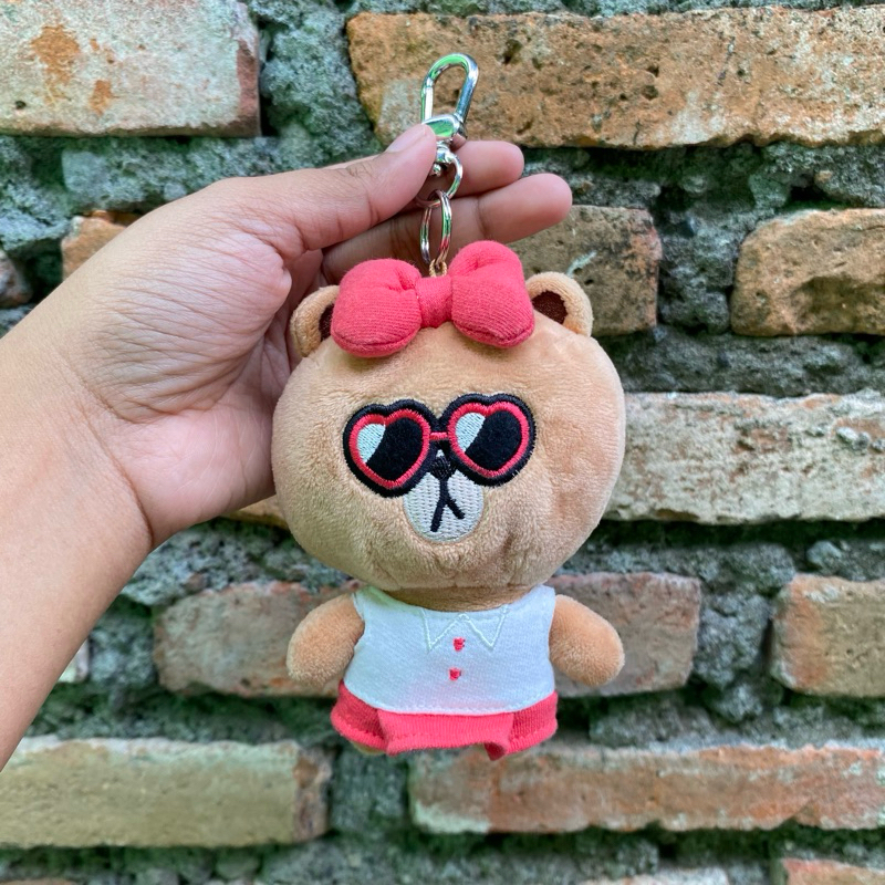 Dompet Koin Ganci Choco Line Friends