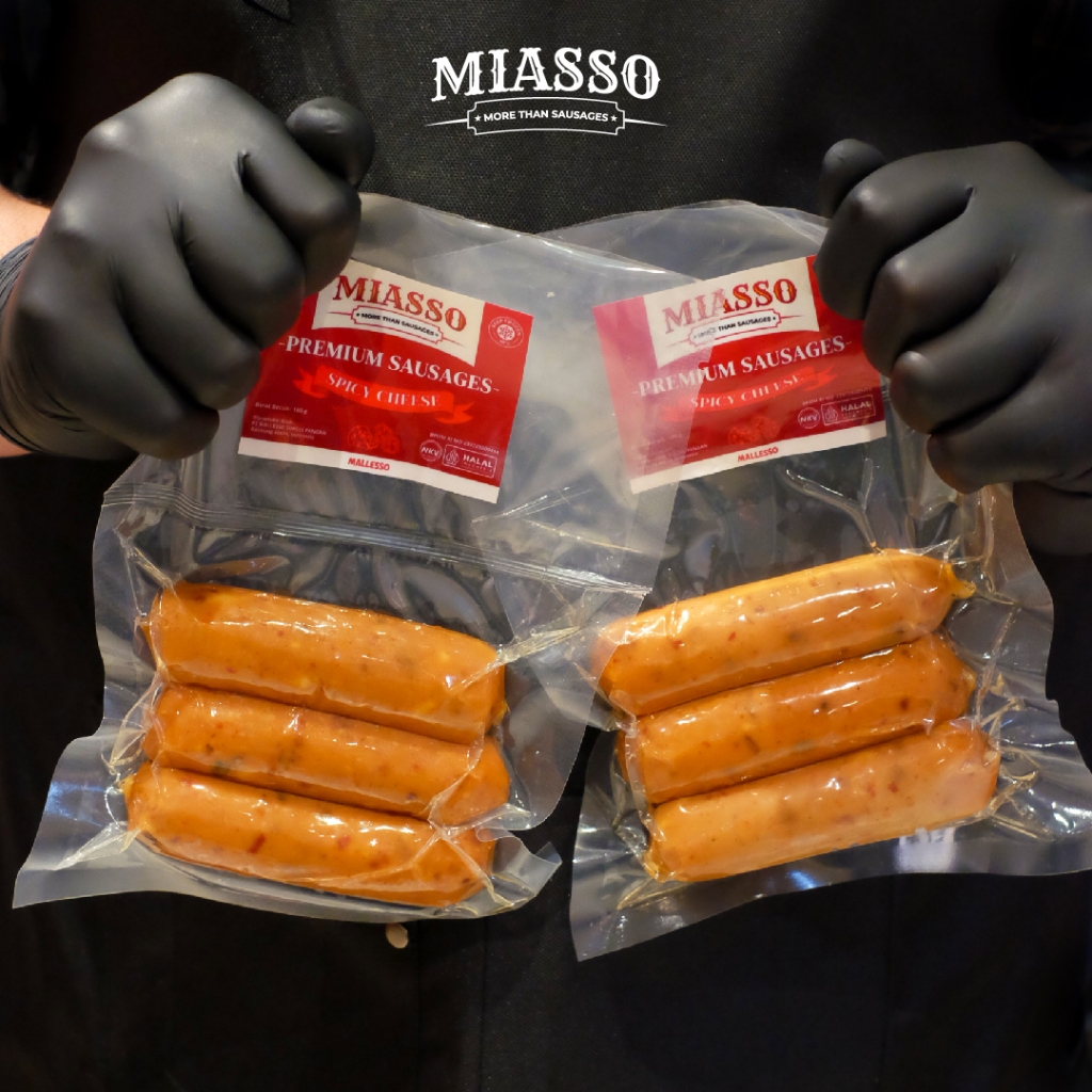 

BAH MIASSO - Spicy Cheese Premium Sausages 200g