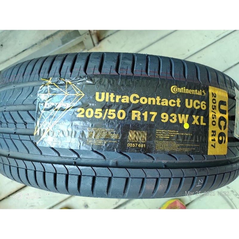 Ban Continental UC6 205/50R17