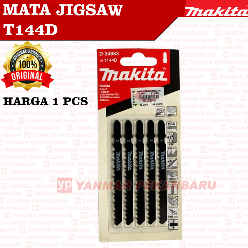 T144D MATA JIGSAW GERGAJI KAYU D-34883 MAKITA ORIGINAL ASLI