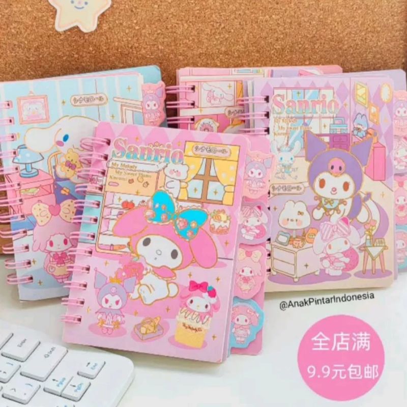

MINI NOTEBOOK SANRIO SPIRAL
