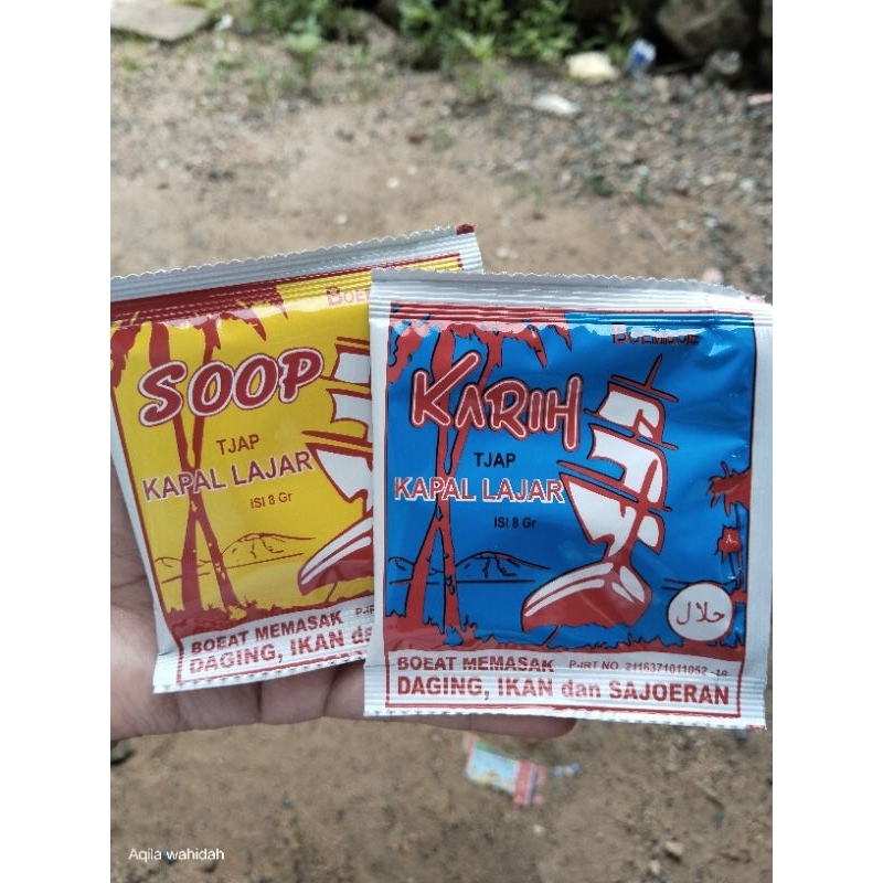 

Bumbu Sop dan Karih Cap Kapal Layar 1 Sachet