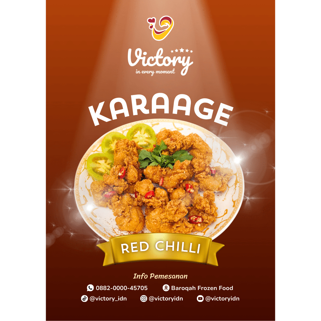 

Chicken Karaage Red Chili 250gr