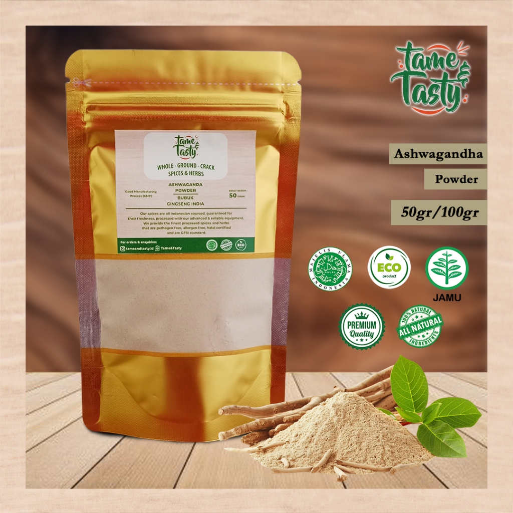 Ashwagandha Powder - Bubuk Ashwagandha Organic - Tame&Tasty