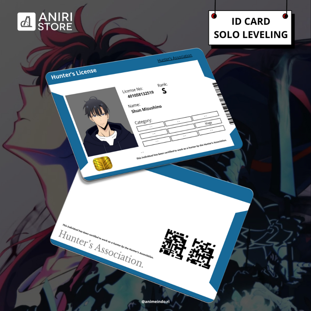 

ID Card Solo Leveling Shun Mizushino