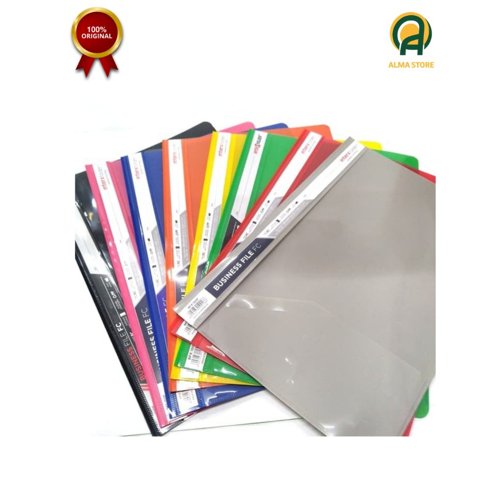

Inter X Folder Business File F4 / Map Plastik Snelhecter isi 12