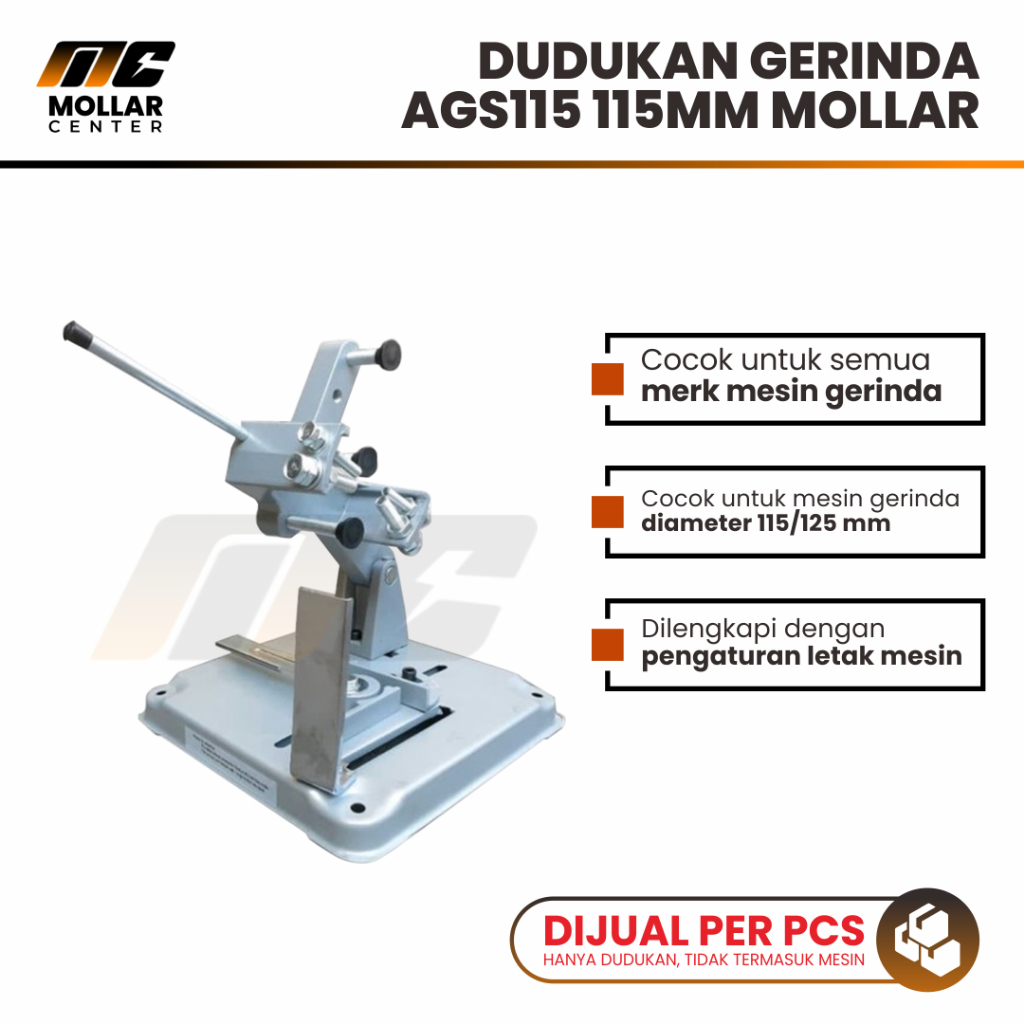 Mollar Stang Gerinda - Stand Grinda duduk - Dudukan Gerinda