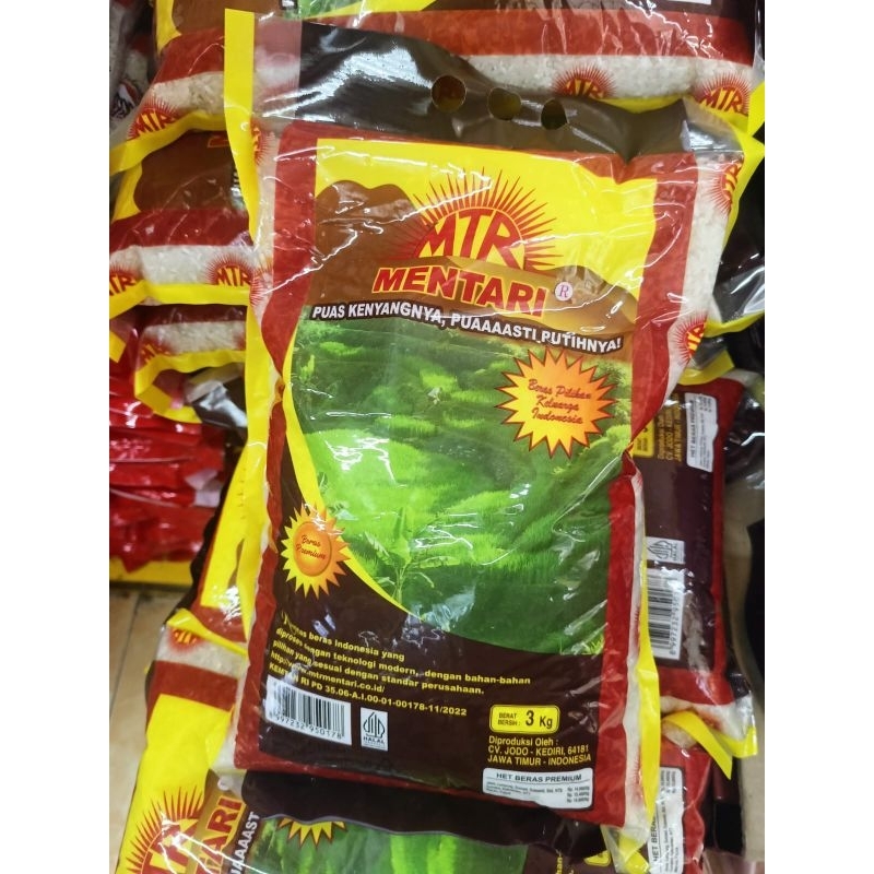 

Beras Mentari 3 kg