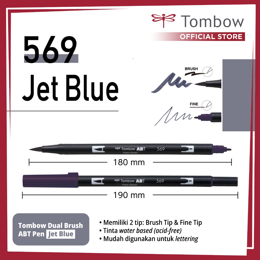 

ABT Dual Brush ABT Pen Jet Blue