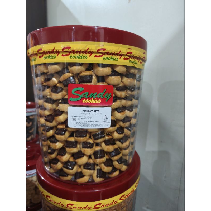 

Sandy cookies Coklat Pita PROMO Toples besar 3-4kg