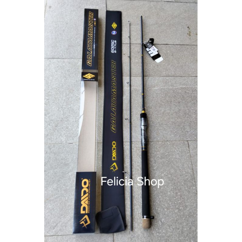 Joran Pancing Daido Galatamster GS Carbon Solid 180 8-17 10-20 Lb Fishing Rod Galatama Lele Bawal So