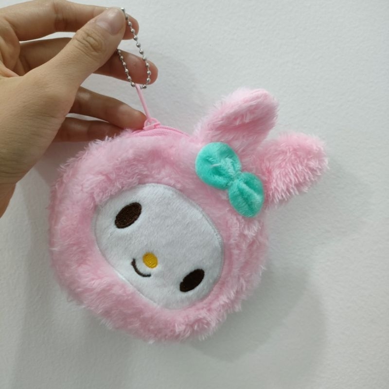 Dompet Koin Mini Sanrio / Dompet Koin Lucu / Dompet Koin Bulu Karakter / Dompet Anak Lucu