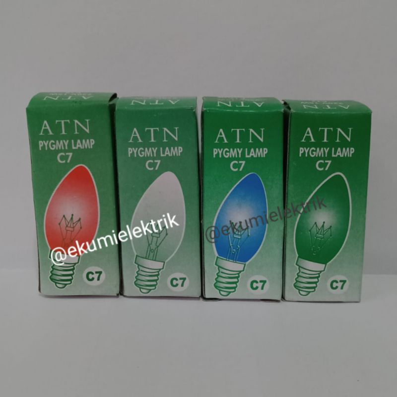 Lampu Cabe Warna Warni E12