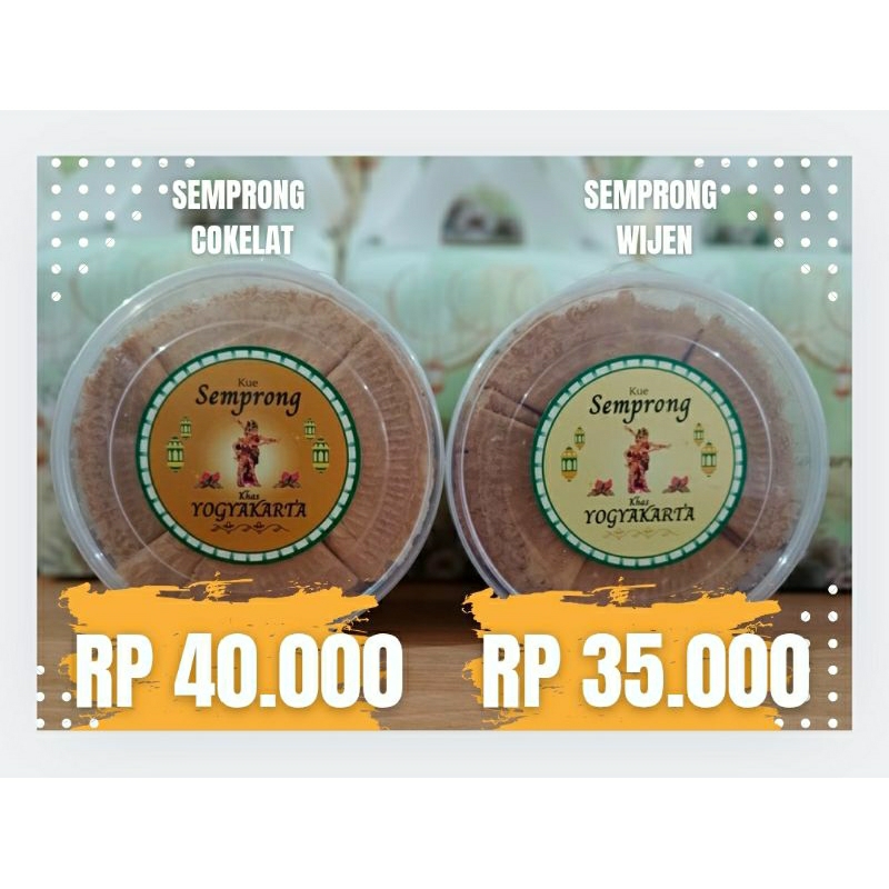 

Kue Semprong khas Yogyakarta