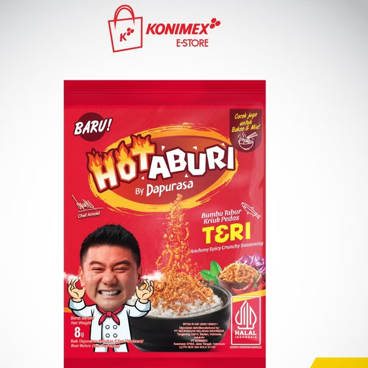 

HOTABURI BUMBU TABUR TERI 8gram