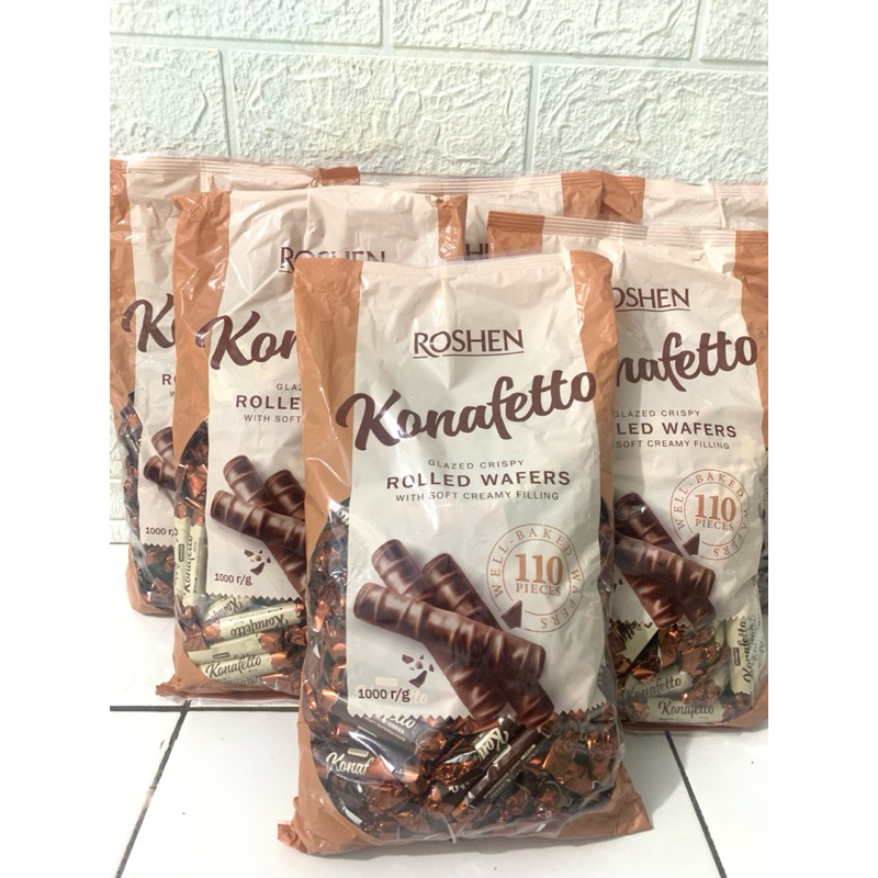 

Roshen konafetto snack coklat arab original