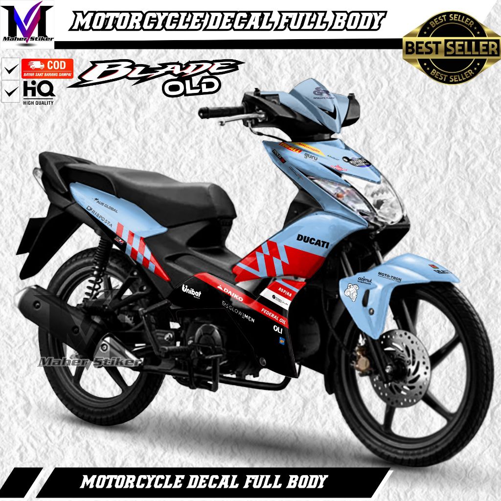 Decal Blade Old Fullbody Variasi Gresini