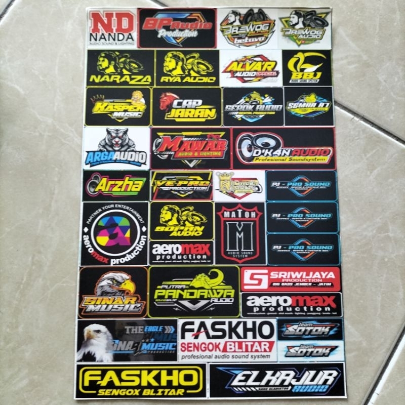 

STIKER SOUNDSYSTEM BAHAN CROMO GLOSY