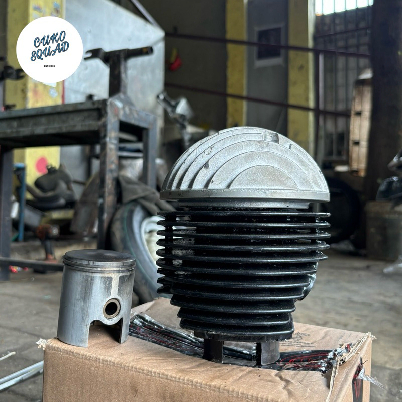 Blok set Parmakit cast iron 130cc vespa pts smallframe