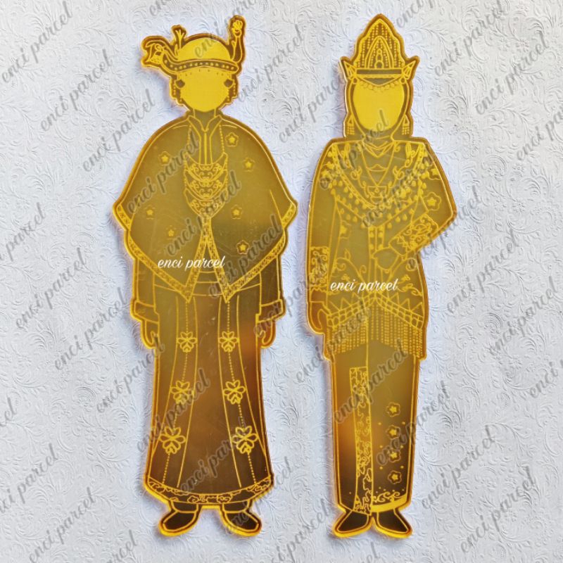 miniatur baju pengantin adat buton bangka belitung Mandar Muna minang sumatra sulawesi jawa sunda be