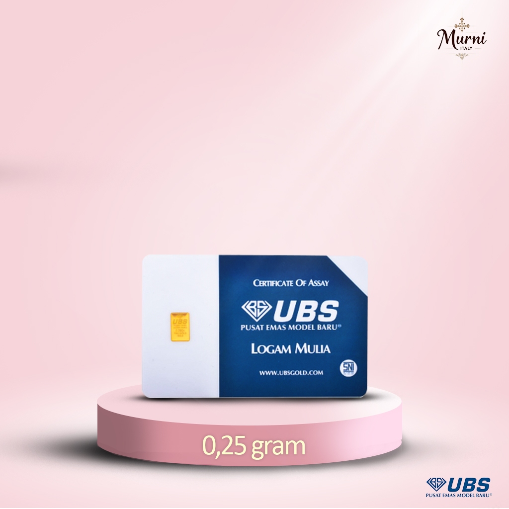 UBS Logam Mulia 0,25 Gram