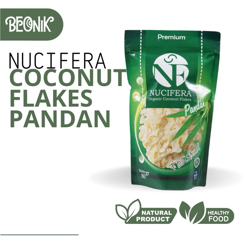 

Nucifera Coconut Flakes Pandan 80 GR