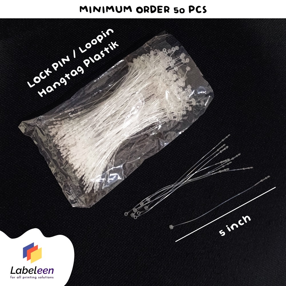 

LOCK PIN LOOP PIN / TALI HANGTAG PLASTIK 5 inch
