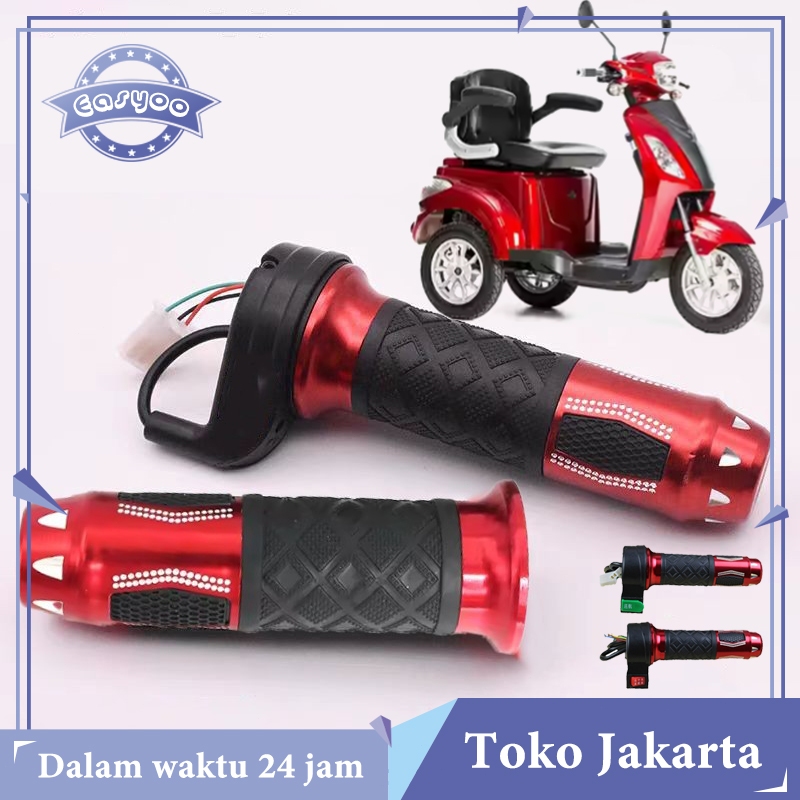 Gas Handle Sepeda Listrik 3 Speed Universal  Gas Sepeda Listrik Konversi Sepeda Elektronik
