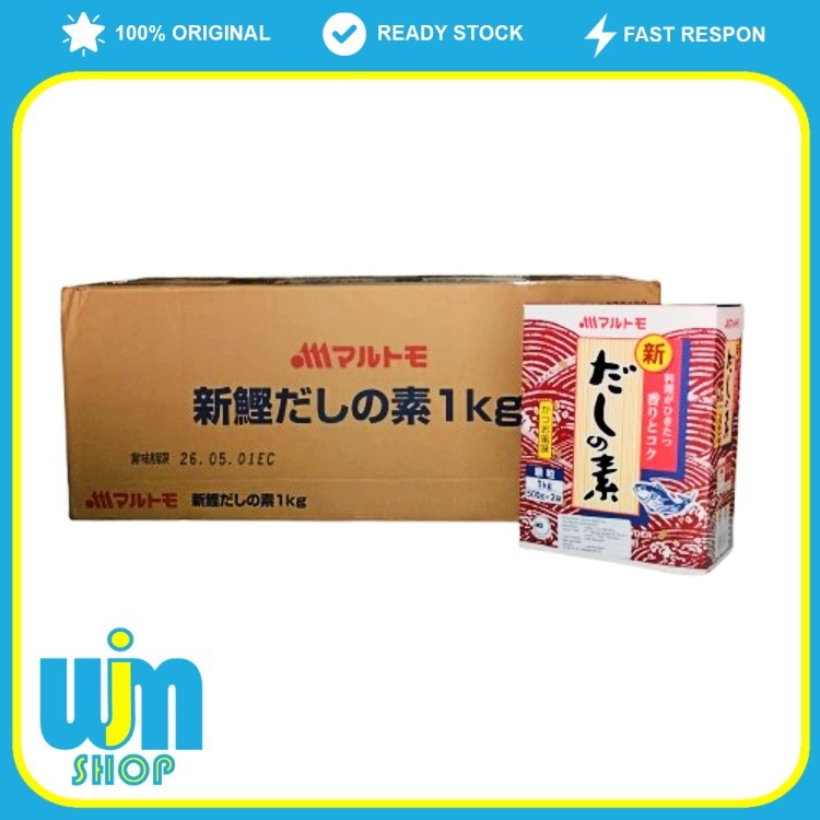 

Marutomo Hondashi 1kg x 6 Pcs Bumbu Kaldu Ikan WJM