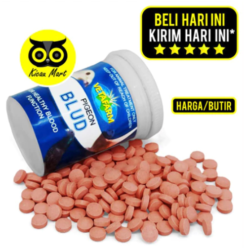 BLUD VETAFARM OBAT VITAMIN ANTIBIOTIK PENAMBAH SEL DARAH MERAH MENINGKATKAN STAMINA PADA BURUNG