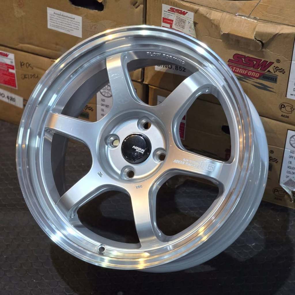 Velg Advan R6 Ring 17 Lebar 7,5 ET 40 PCD 4x100 | Velg Mobil Ring 17 | Velg Mobil Tie Rod Wheels