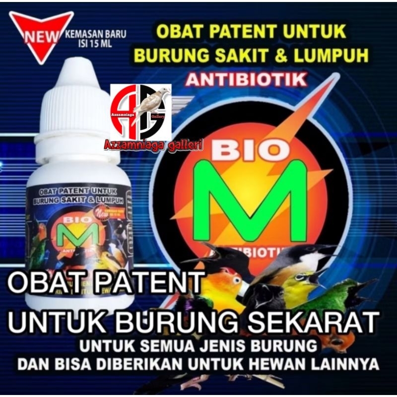 VITAMIN  BIO M VITAMIN BURUNG SAKIT DAN LUMPUH BMW