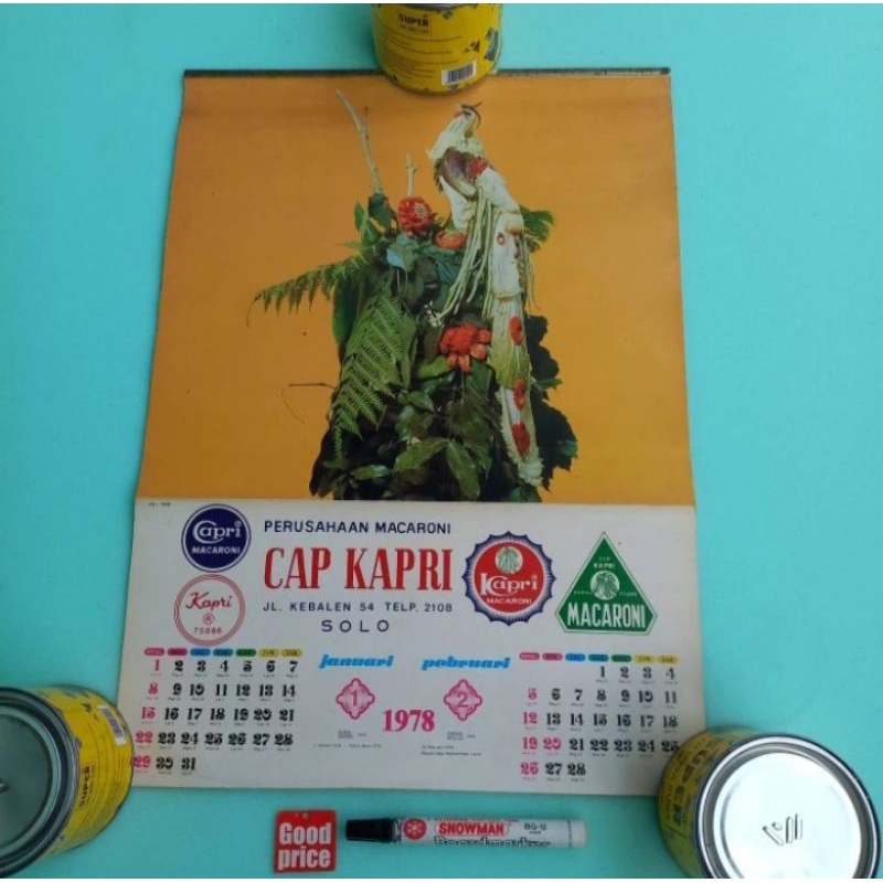 

Kalender 1978 gambar makanan