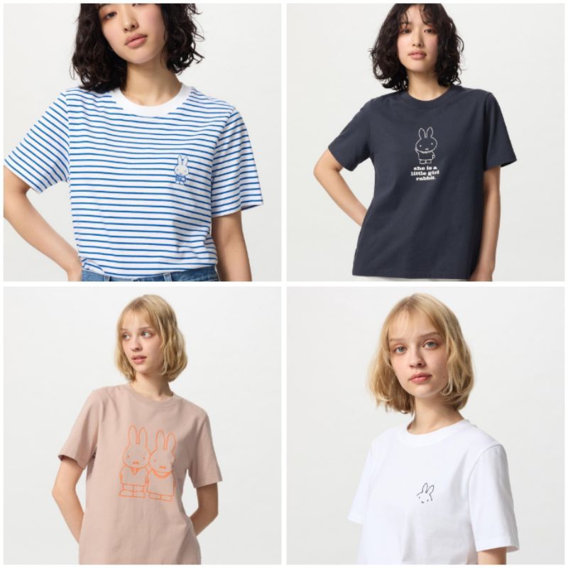 KAOS UNQLO MIFFY LENGAN PENDEK