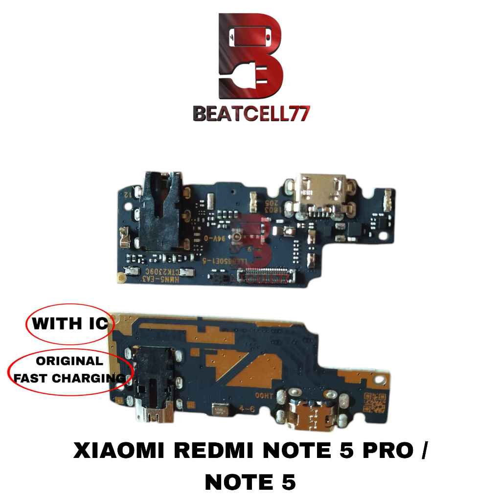 Konektor Charger Redmi Note 5 / Note 5 Pro Papan Pcb